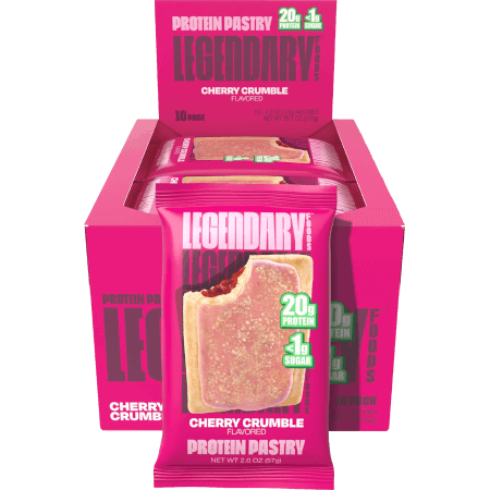 Gluten-free Cake Style Toaster Pastry - Cherry Crumble